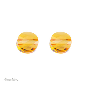 Swarovski 5052 Бусина Мини круглая 6 мм, подсолнух (#292), 1 шт.