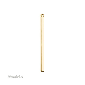 Подвеска-палочка прямоуг. 40 мм, золото, 1 шт. (#SVA-BASE-303G)