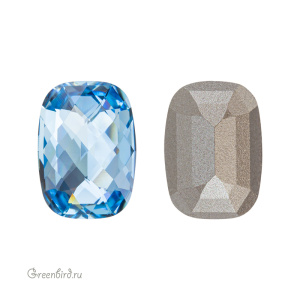 Swarovski 4565 Классический багет 14x10 мм, аквамарин (#202), 1 шт.