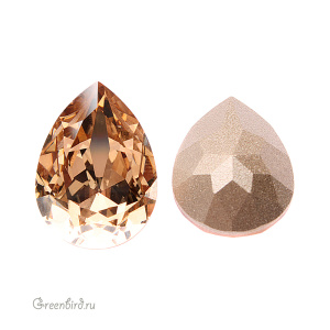 Swarovski 4320 Капля 18х13 мм, золотистая дымка (#001GSHA), 1 шт.