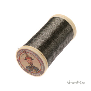Металлизированная нить №40 Au Chinois 100 метров, Dark Grey (#165)