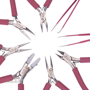 Набор из 8-ми инструментов в пенале Greenbird (PINK)