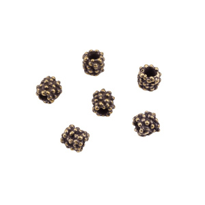 "Архаика", бусина, ант. латунь, 1 шт. (#Л0102)