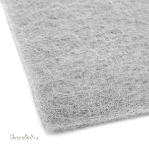 Фетр EFCO 2 мм для декорирования, 10 х 10 см, серый