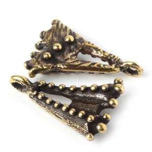 "Зима", подвеска, ант. латунь, 1 шт. (#Л1203)