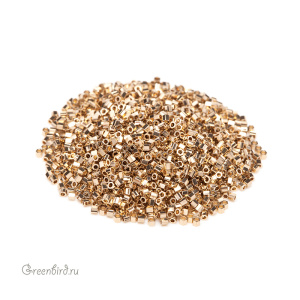 Бисер MIYUKI Delica Hex Cut шестиугольный 15/0 (#34), 4,5 г