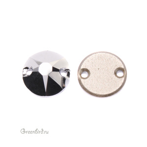 Swarovski пришивные 3288 Шатон 8 мм, светлый хром (#001LTCH), 1 шт.
