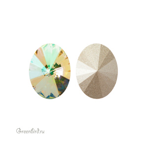 4122 Oval Rivoli 8x6mm – Luminous Green (#001LUMG)