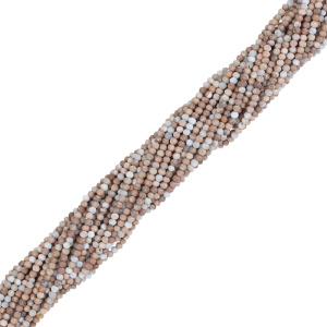Бусины Яшма песочная 2 мм, нить (#CN-NTS-002)