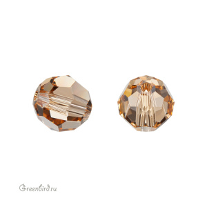 Swarovski 5000 Бусина круглая 7 мм, светлый колорадский топаз (#246), 1 шт.