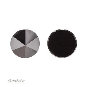 Swarovski 5062 Бусина Шип круглый 5,5 мм, черный гематит (#280HEM), 1 шт.