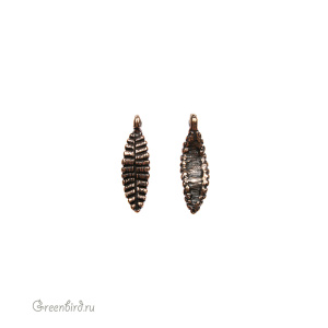 "Реликтовый лес", подвеска, ант. бронза, 1 шт. (#2651)