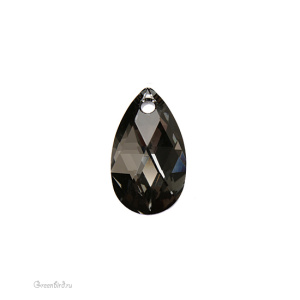 6106 подвеска Pear Shaped 16mm – Silver Night (#001SINI)