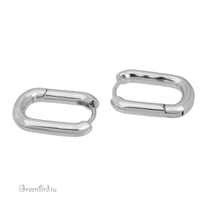 Швензы-звенья "Конго" 20 мм, родий, пара (#SV1701-2274N)