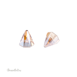 Swarovski 2019 Клеевые стразы Шип круглый 5х5 мм, золотистая дымка (#001GSHA), 1 шт.