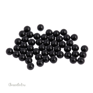 Swarovski 5809 Жемчуг без отверстий 3 мм, мистический черный (#335), уп. 50 шт.