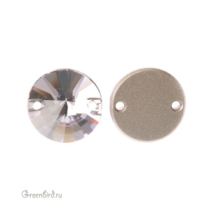 Swarovski пришивные 3200 Риволи 12 мм, дымчато-розовый (#265), 1 шт.