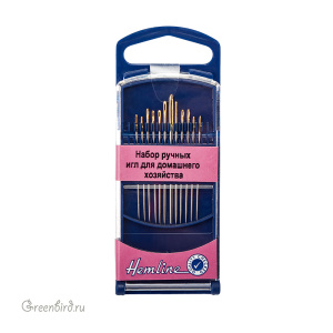 Иглы для домашнего хозяйства Hemline, 12 шт