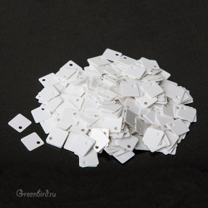 Пайетки Motivo M91G 5,5 мм – Bianco Ghiaccio (#1004)