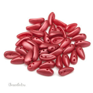 Chilli 4x11mm, Pastel Dark Coral, 40 шт. (#25010)