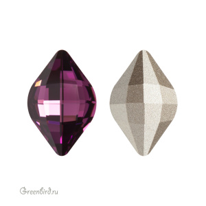 Swarovski 4230 Лемон 14х9 мм, аметист (#204), 1 шт.