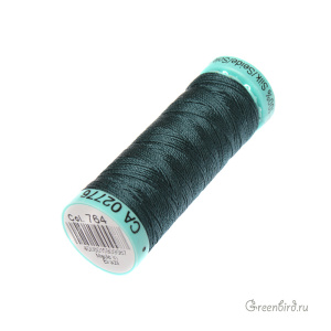 Шелковая нить Gutermann R753, 30м, темная бирюза (#764)