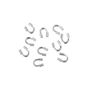 Протектор для тросика, серебро, уп.10 шт. (#WG01SP-10)