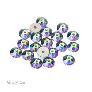 Swarovski 3188 Пайетки 4 мм, райское сияние (#001PARSH), уп. 20 шт.