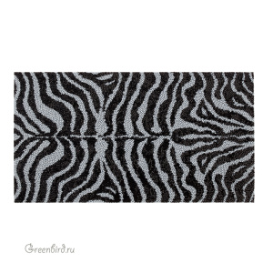 Swarovski 89956 Кристальная ткань Ultrafine Rocks 200х110 мм, GP23141OP/Jet (#012/280), 1 шт.