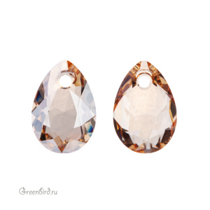 6433 подвеска Pear Cut 11,5mm – Golden Shadow (#001GSHA)