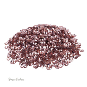 Пайетки 3мм чаша Rosa Antico (#3071)