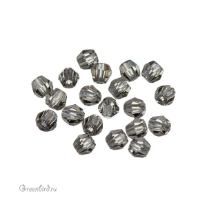 Swarovski 5000 Бусины круглые 3 мм, черный алмаз (#215), уп. 20 шт.