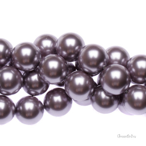 Swarovski 5810 Жемчуг 8 мм, розовато-лиловый (#160), уп. 20 шт.