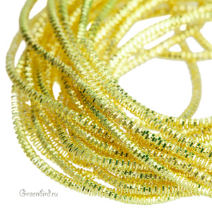 Канитель трунцал 1.4 мм, лаймово-желтый (KAN5697)