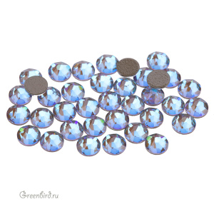 Swarovski 2088 Клеевые стразы круглые SS16, хаки зеленый делайт (#001L130D), уп. 36 шт.