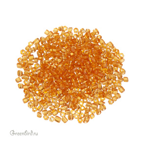 Винтажный бисер Hex 11/0, Tr. Burnt Orange 2 (#536)