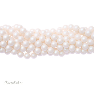 Swarovski 5810 Жемчуг 5 мм, перламутрово-белый (#969), уп. 20 шт.
