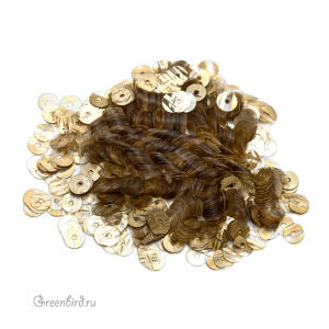 Пайетки LM Paris 4мм плоские Or Boheme (#LM79)