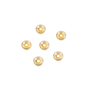 Бусина-разделитель "Кольцо" 6 мм, золото, 1 шт. (#SV1701-Bead-28G)