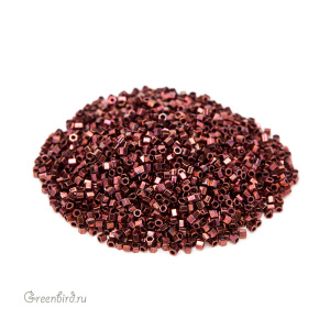 Бисер MIYUKI Delica Hex Cut шестиугольный 15/0 (#12), 4,5 г
