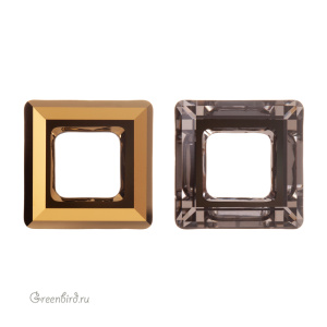 Swarovski 4439 Квадрат 14 мм, дорадо (#001DOR), 1 шт.