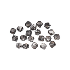 Crystalbird 5301 ÐÐ¸ÐºÐ¾Ð½ÑÑÑ 4 Ð¼Ð¼, ÑÐµÑÐµÐ±ÑÐ¸ÑÑÑÐ¹ Ð¼ÐµÑÐ°Ð»Ð»Ð¸Ðº (#001MS), ÑÐ¿. 20 ÑÑ.