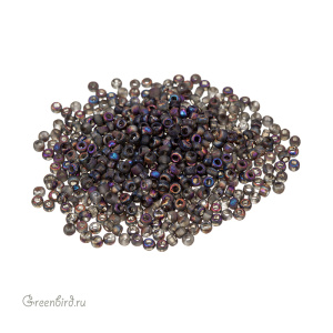 Бисер чешский PRECIOSA Czech круглый 8/0, Sliperit Full Dark (#00030/29583D), 10 г