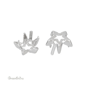 4745 Оправа для ювелирного кристалла Star FS 10 мм, платина