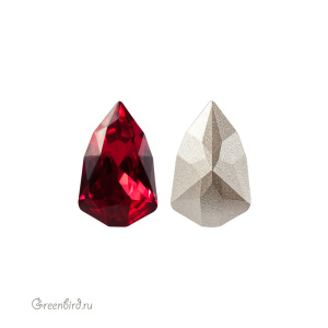 Swarovski 4707 Узкий триллиант 13,6x8,6 мм, алый (#276), 1 шт.