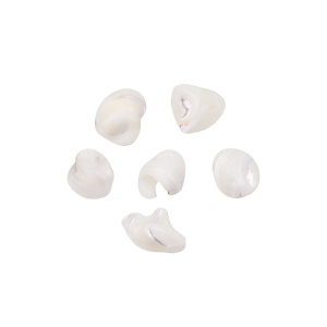 Бусина "Фриформ" 9 мм, белый перламутр, 1 шт. (#SVA-PRL-066)