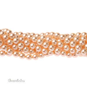 Swarovski 5810 Жемчуг 5 мм, светло-золотой (#539), уп. 20 шт.