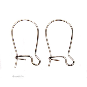 Швензы "Тонкие", серебро, 144 шт. (#PK0224S)