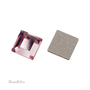 Swarovski 2400 Клеевые стразы Квадрат 6 мм, светло-розовый (#223), 1 шт.