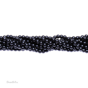 Swarovski 5810 Жемчуг 3 мм, ночной синий (#818), уп. 50 шт.